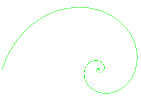 la spirale d'or logarithmique ; vous voyez une diffrence ?